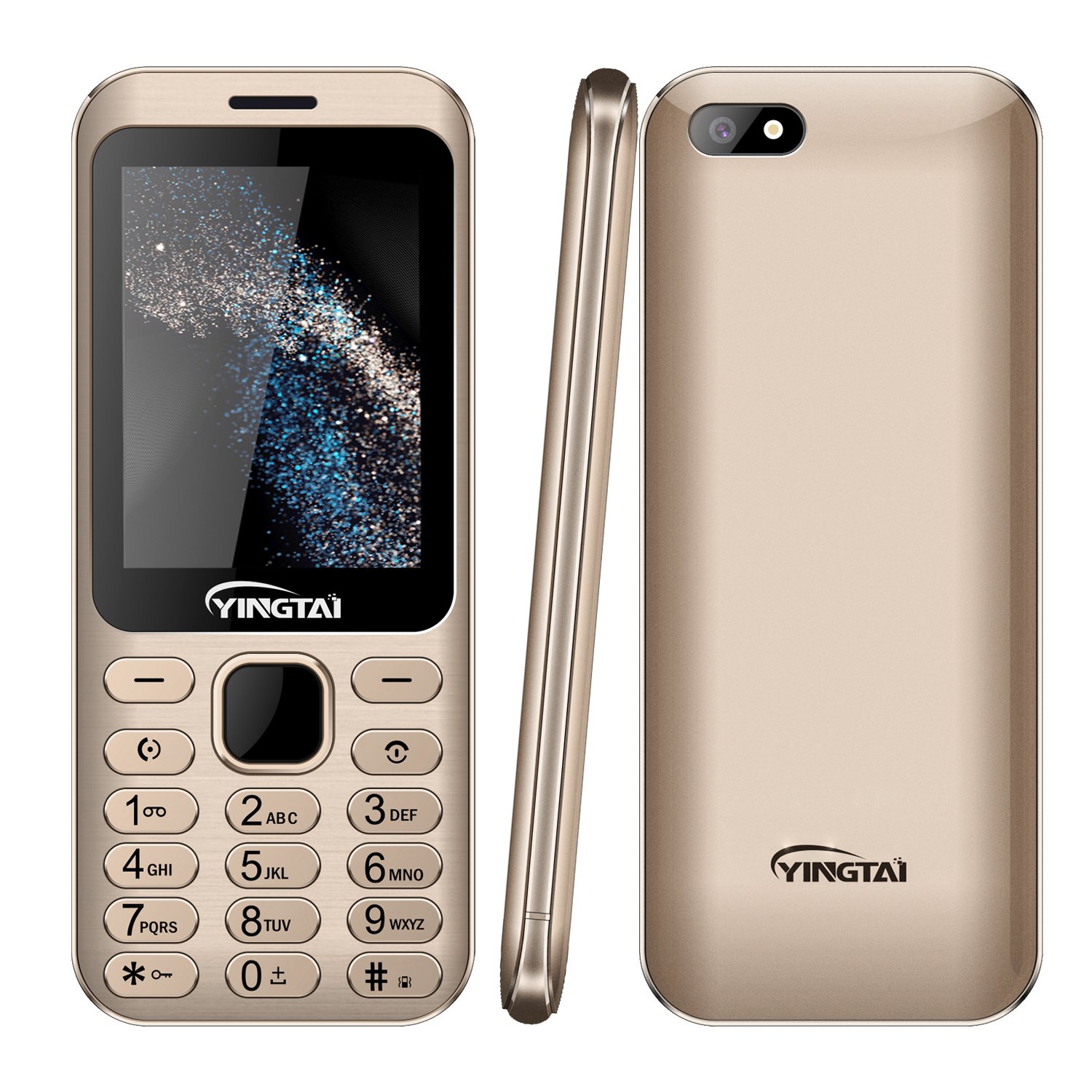 2.8 inch slim dual sim feature phone 3G WCDMA big battery capacity china mobile phones